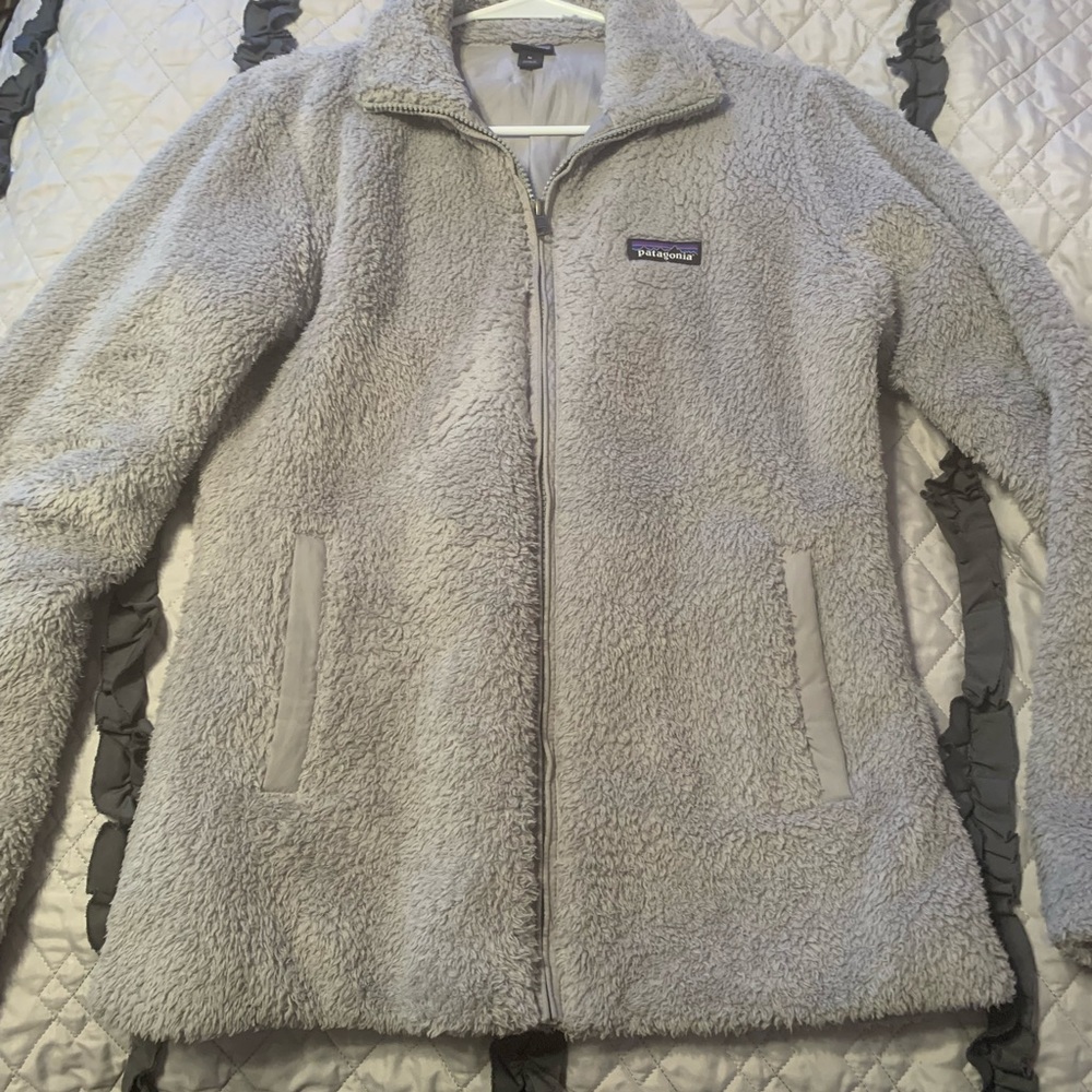 Patagonia Gray Teddy Jacket